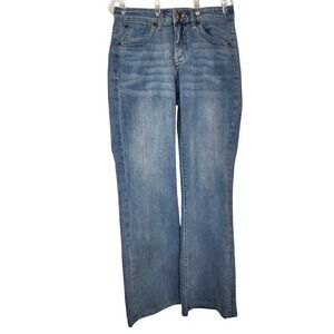 Jag Jeans Womens Stretch Denim Pants Light Wash Bootcut Size 8 1760